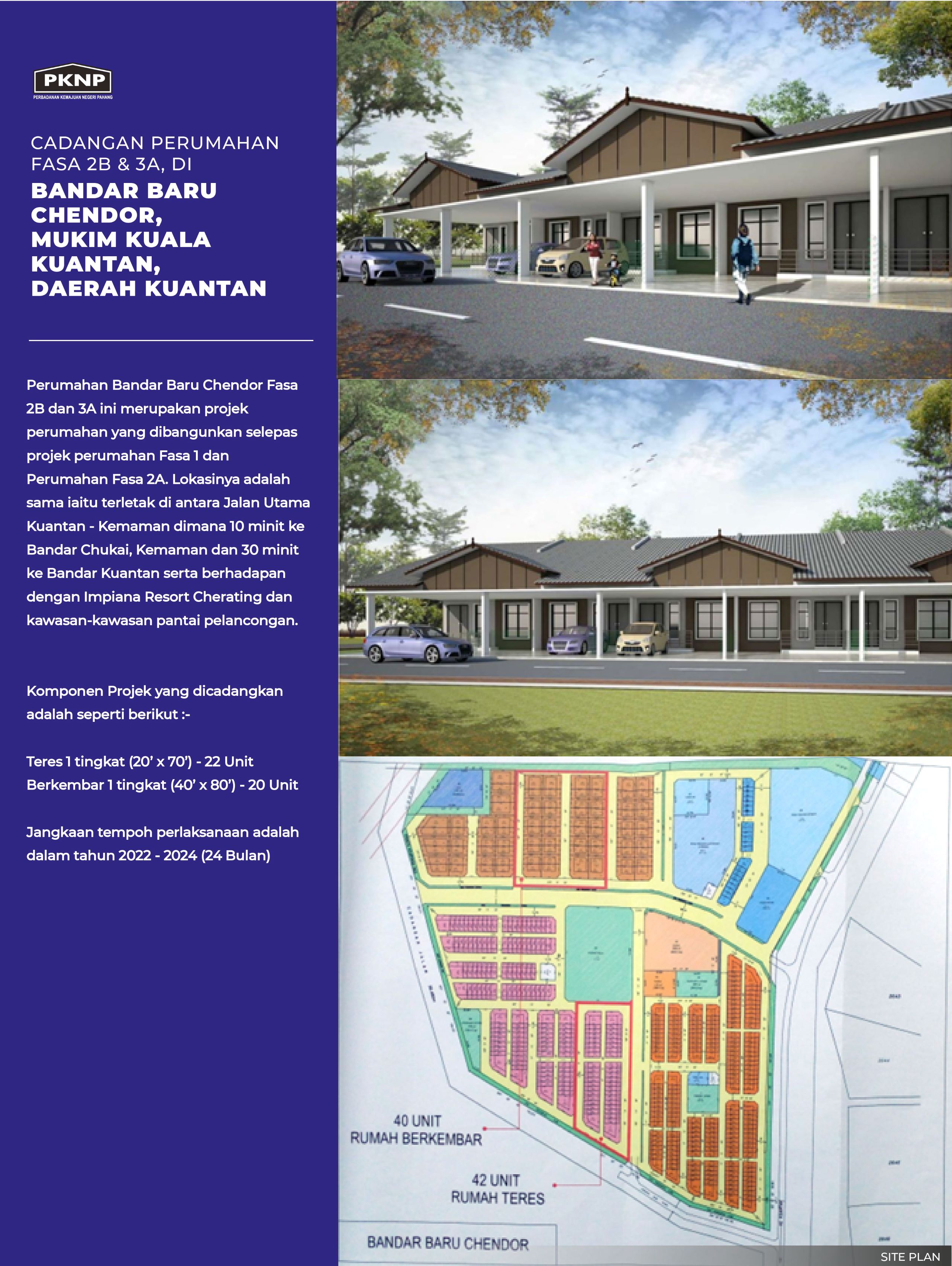 Cadangan Perumahan Fasa 2B & 3A, di Bandar Baru Chendor, Mukim Kuala ...