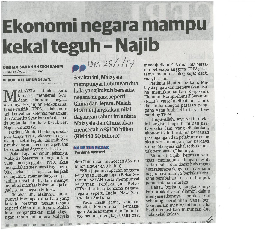 Ekonomi negara mampu kekal teguh Najib