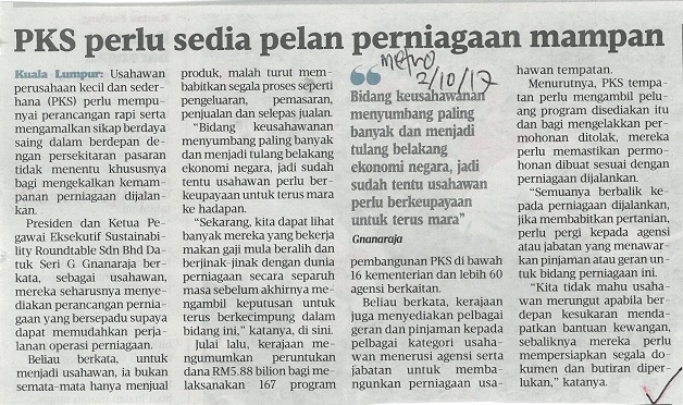 pks perlu sedia pelan perniaggaan mampan