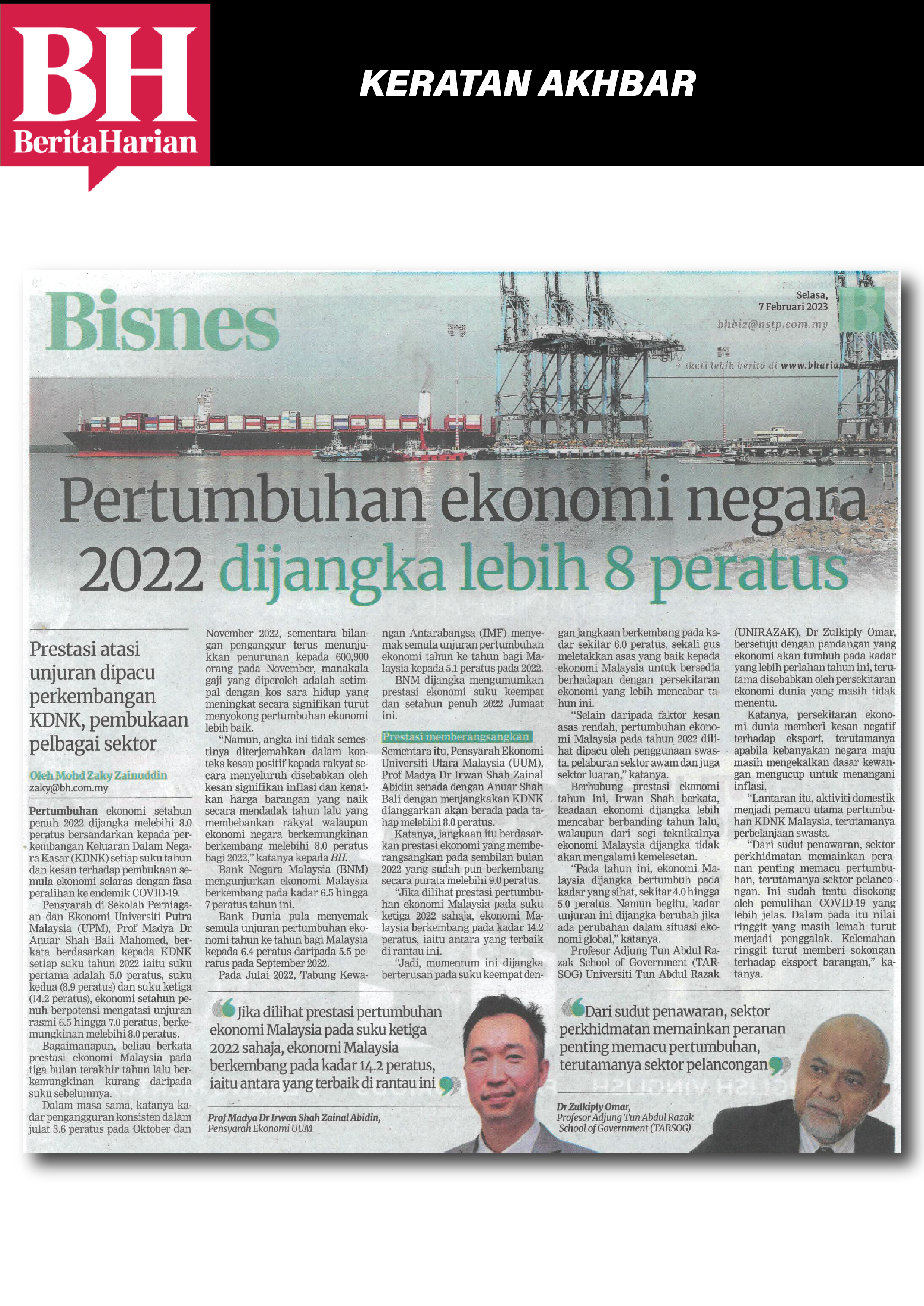 pertumbuhan ekonomi negara 2022 dijangka lebih 8 peratus